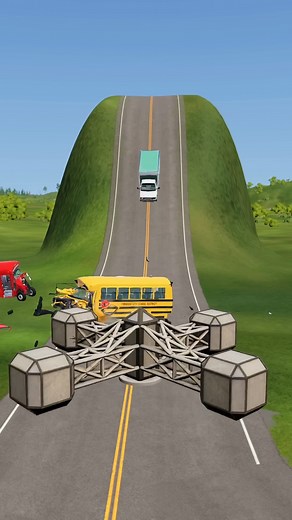 1.6K views | When the powerful spinner strikes again  Crash, chaos, and total destruction  Watch till the end… #shorts #beamng #beamngdrive #carcrash #gamingreels | BMG LevelUp Hub | Facebook