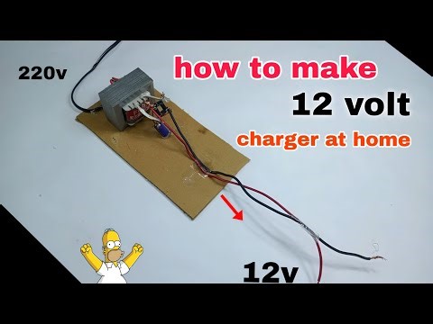 how to make 12 volt battery charger, how to make 12 volt 5 amp battery charger