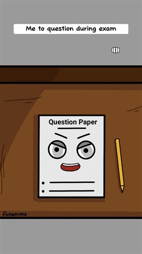 funanimo on Instagram: "#Me to question during exam #relatable #viralreels #trending #reels #friends #instagood #funny #comedy #fun #memes #meme #viral #haha #views #explorer #exploring #exploremore #follow #dost #exam #exames #noctrl @noctrl.in"
