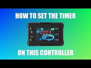 How To Set Your Chinese Diesel Heater Timer