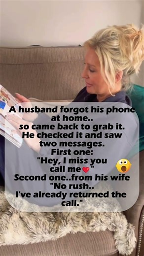 Forgot phone, came back, wife already handled it #funny #couples #relatable