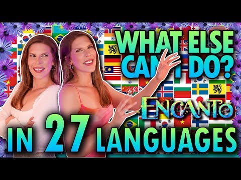 1 GIRL 27 LANGUAGES - What Else Can I Do - Encanto (Multi-language Cover by Eline Vera)