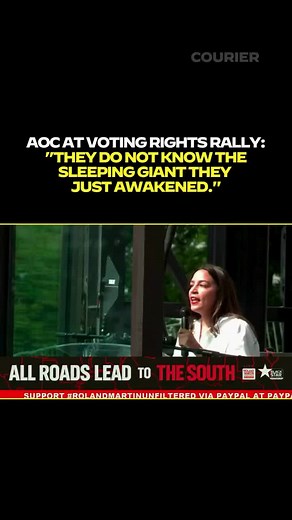AOC urges North to 'pull up' to South for voting rights
