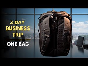 Everything I Packed for a 3-Day Business Trip (One Bag Travel)
