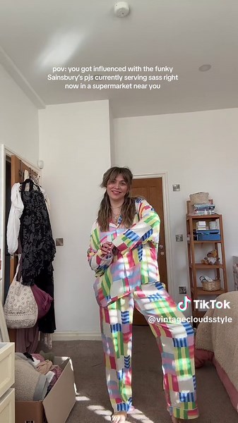 \nThe Funky Sainsbury's Pajamas: Serving Sass in a Supermarket Near You