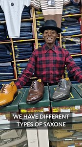 Do you know what a toe cap shoe is? It's the classic dress shoe with a stitched leather cap across the front for a sharper, more refined look. Tan, Dark Brown, Grey or Black... which one are you picking? #Saxone #DressShoes #MensStyle #SouthAfrica #FashionTok #LRSOnline