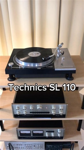 Technics SL-110 + Denon DA-305 | Early Japanese Direct Drive Legend #shorts