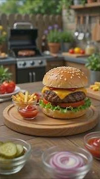 🍔🔥 Crispy Homemade Zinger Burger Recipe | Easy Chicken Zinger at Home 😋 #ZingerBurger #Cooking #Food