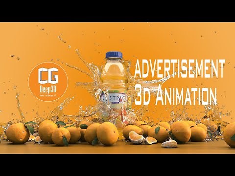3d advertisement animation by cgdeep3d.com