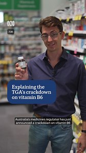 The Therapeutic Goods Administration (TGA) will crack down on vitamin B6 after a rise in toxicity cases causing life-altering nerve damage to many Australians. Reporter Tom Hartley explains what you need to know. #ABC730 #B6Toxicity #Supplements | ABC Perth