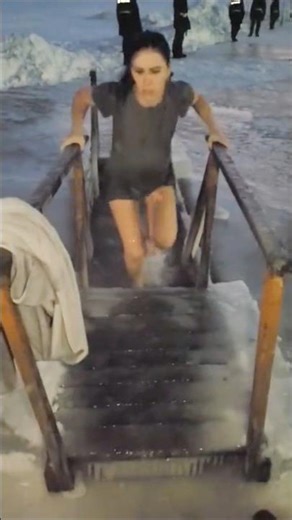 part640#Ice#Water🌊Shock❄️#Frozen #Challenge👙🧊No Fear inIce😳ExtremeCold TestOne Step Out of Ice#Water