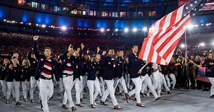 Why does USA not dip their flag at the Olympics opening ceremony?