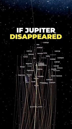 10K views · 251 reactions | ⏩ What If Jupiter Disappeared 勞 勞 勞 . . . . #explore #telescope #alberteinstein #physics #exoplanet #quantum #science #aliens #physics #physicsfacts #astronomy #astrophotography #astrophysics #earth #physicsfun #lightspeed #alberteinstein #nasa #aliensarereal #alienlife | Science_cosmo | Facebook