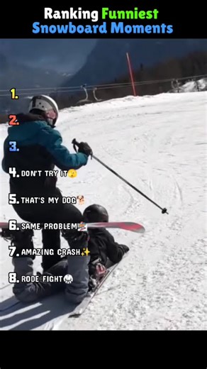 Ranking Funniest Snowboard Moments