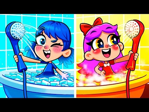 Ice Princess vs Fire Princess Story 💖