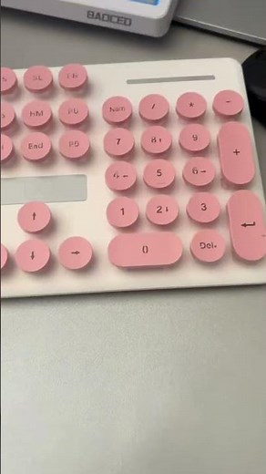 Best Pink Wireless Keyboard for Work From Home | Cute & Quiet Typing Setup 💻✨