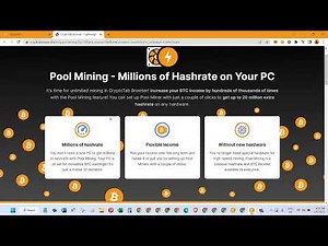 UNBELIEVABLE: Mining Bitcoin Using Cryptotab Pool Miner – See How Much You Can Earn!