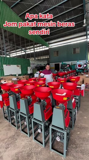 Efficient Rice Processing Machine in Action
