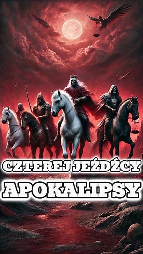 😱 Czterej Jeźdźcy Apokalipsy 😱 #biblia #apokalipsa #bóg