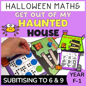 Halloween Math Subitising Game: Subitizing Fluency to 6 & 9 – Print-and-Go!
