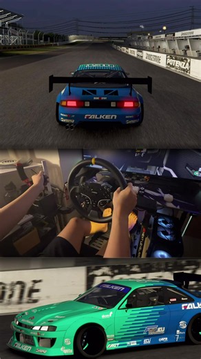 毎日、800馬力と向き合う。 このS14を完璧にコントロールできるまで。 Every day, I practice with 800HP. Until I can perfectly control this S14. #assettocorsa #drift #s14 #s14silvia #mozaracing