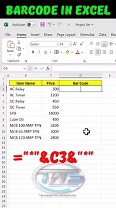 539K views · 5.8K reactions | Excel Basic Course Barcode in Excel #shorts #short #shortsvideo #shortvideo #reels #reel #reelsviral #reelsfb #fbreels | Tech With Sumon | Facebook