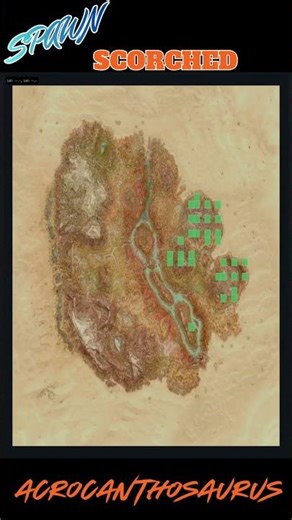 Où trouver l'Acrocanthosaurus ? 🦖 (Toutes les Maps)