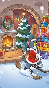 22K views · 1.6K reactions | Santa Tom is coming to town… and he’s bringing ALL the gifts!  Merry Christmas, everyone! #RelationshipGoals #TomandJerry85 | Jordan Nostalgia | Facebook