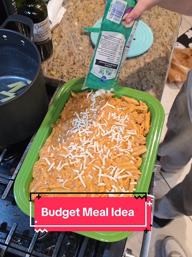 A Favorite Cheap Family Dinner, I wish I seasoned the ricotta w/ Italian seasoning too, though. #poormanscomfortfood #cheapmeals #budgetneals #comfortfood #familydinner