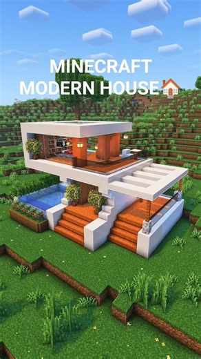 Modern dream house🏠 | Minecraft r1+ #minecraft #tutorial