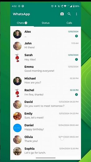 WhatsApp App UI design in Jetpack Compose Kotlin Android | Jetpack Compose UI Design | #android
