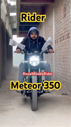 New Royal Enfield Meteor 350 Supernova Black #royalenfield #shorts #happynewyear