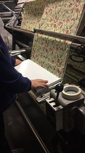 Check out this video of how we put your fabric onto bolts for fabric shops Drawn by Rebecca Jones .. its mesmerizing | Clothworks