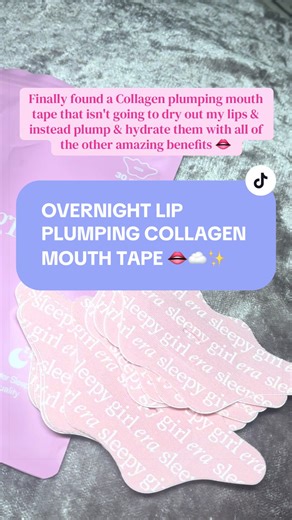 Hydrating Overnight Lip Plumping Collagen Mouth Tape