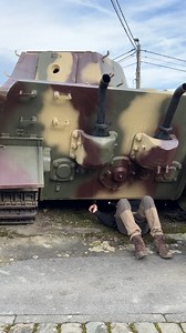 3.3K views · 3.4K reactions | Lie under the Tiger II in Belgium! Lo and behold, the drive shaft is still installed and it smells nice of oil!  #history #simply_adventure #military #worldwar #historisch #ww2 #ww2stories #ww2relics #historical #ww2pictures # panzerwaffe # panzer #tigertank | Christian Böhm | Facebook
