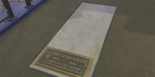 Founder of the Hastings Museum buried in the heart of his creation