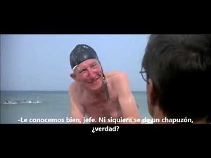 Tiburón, -JAWS- (1975), escena playa