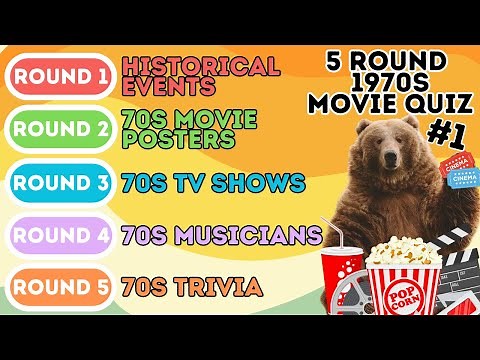 The 5 Round 1970s Pub Quiz | Historical Events, Movie Posters, Tv Shows, Musicians & 70s Trivia (1)