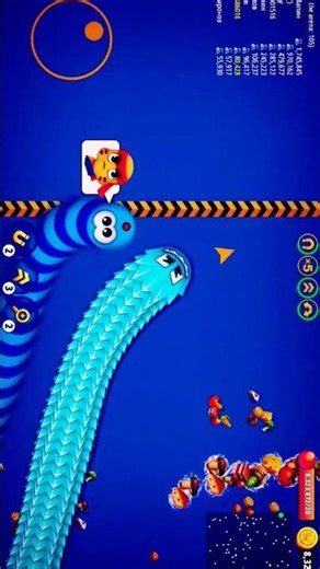 🐍WormsZone.io ❤001 Snake Top01 /Best World Record Snake Epic cacing WormsZoneio #684