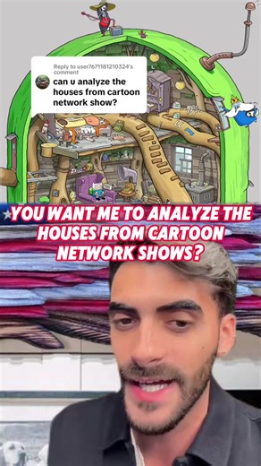 Which Iconic Cartoon Show House Should I Analyze Next? 🏡✨ #CartoonDesign #Architecture #Trending #fyp #foryou #tiktok #fypシ