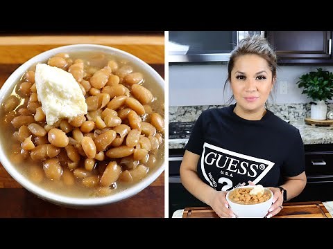 The best frijoles Peruano de la olla easy recipe. Mexican Beans in an Instant Pot