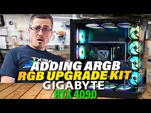 Gigabyte Rtx 4090 Gpu With Custom Argb Halo Installation