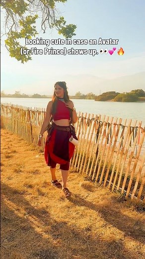 Katara trying to look cute in case the Avatar (or a Fire Prince)shows up 👀 | Avatar Cosplay #katara