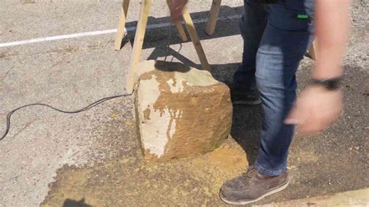 I had no idea how to cut stone - but what could go wrong?