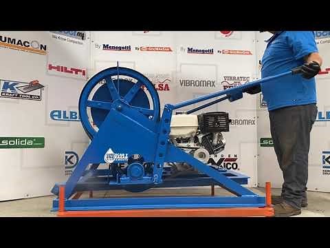 Malacate FELSA , FP-1000 “El Original”. - Elevación de materiales para profesionales.