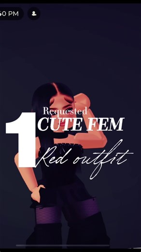 Free fem outfit!|#berryave #girloutfit #red #fem #roblox tagsssss(hope it works) . . . . . Meow