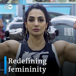 Doaa Falah from Iraq is a bodybuilder and a mother of four. She's challenging stereotypes of femininity and fighting for equal rights. (via DW جعفر توك) | DW Stories