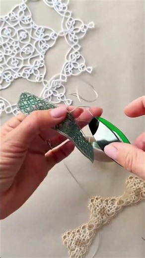 #tattingdesign #weaving #tatting #frivolite