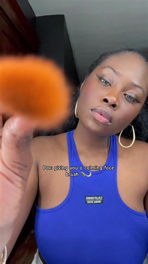 ASMR giving you a calming face brush #asmrtabitha #lofiasmr #asmrfacebrushing #asmrsleeptriggers