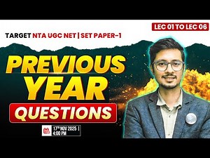 Previous Year Questions | UGC NET Paper 1 | SET Paper 1 | Lec 6 | IFAS